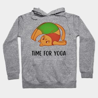 Yoga Cat Stretch Hoodie